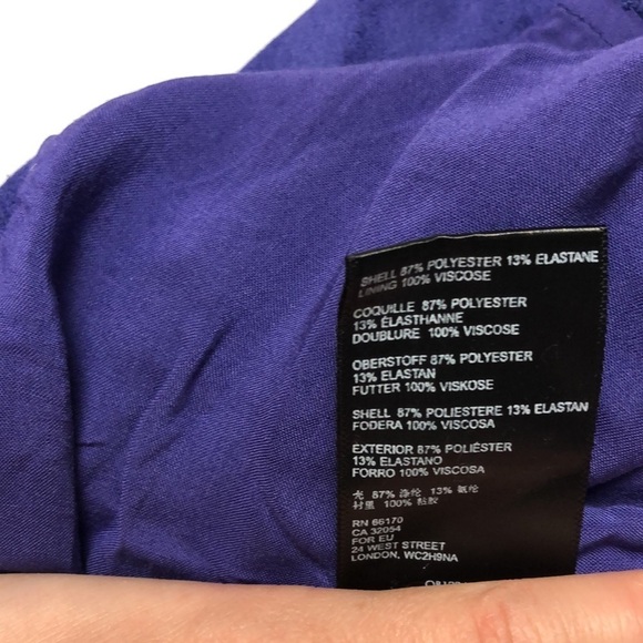 ❤️ 4 ❤️ NWT Anthro Skirt Ruched Asymmetrical Slit Faux Suede​ - Picture 6 of 8